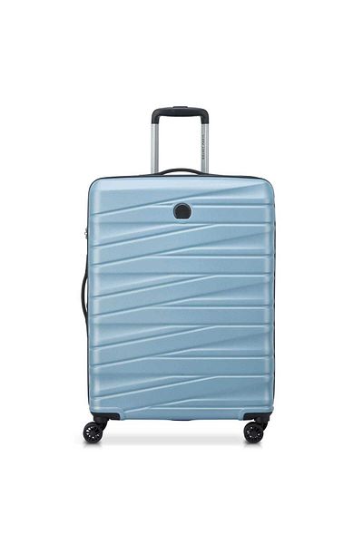 Delsey Tiphanie 70cm Hardcase Expandable 4 Double Wheel Check-in Lugggae Trolley Aqua