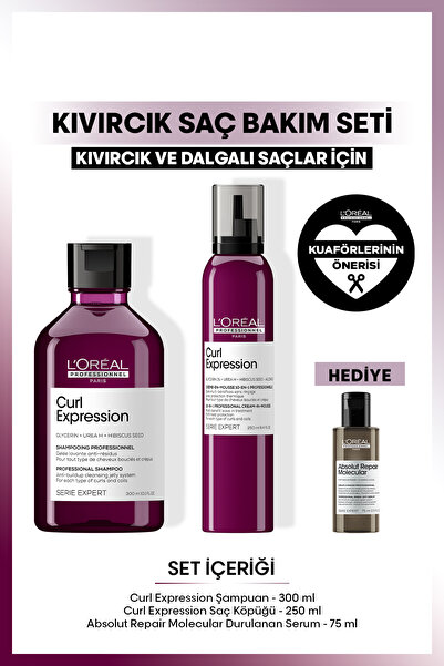 L'oreal Professionnel Serie Expert Curl Expression Kıvırcık Saç Bakım Seti