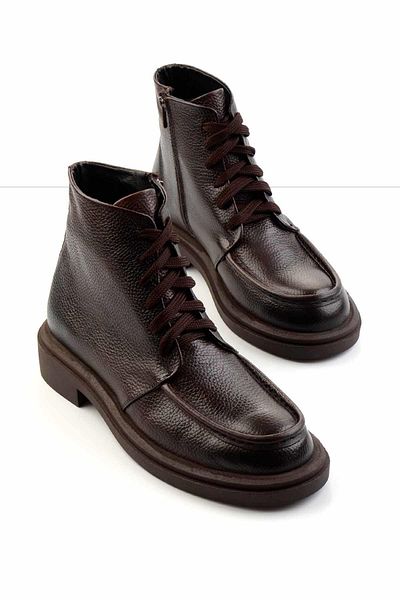 Bambi Καφέ Rolaks Leather Ανδρικές Μπότες & Μποτάκια E02600122203