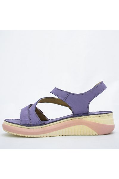 CONSUELO Sandale ortopedice din piele cu velcro 10229
