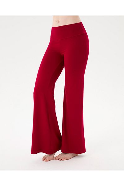 Ayma Active Yoga Pants with Red Shorts Thin Draped Yoga Pants