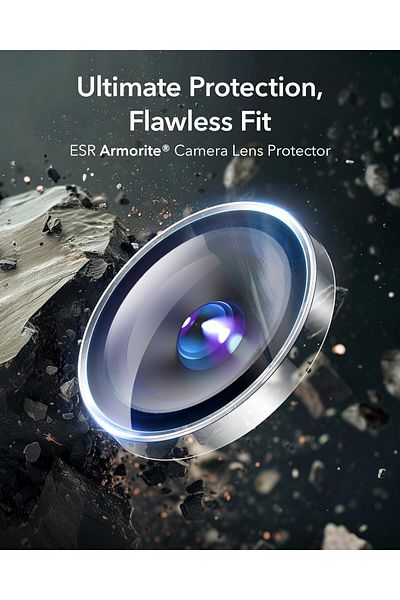 AWH Camera Lens Protector for Samsung Galaxy S25 Ultra, Scratch-Resistant, 1 Set (Clear)