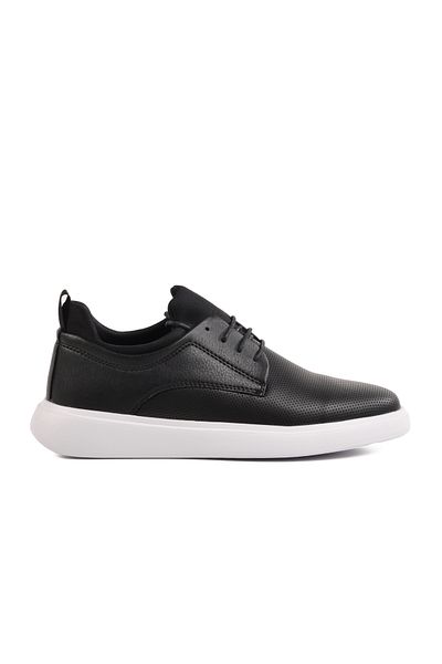 AYAKMOD Black Lace-Up Men's Casual Shoes 978 m
