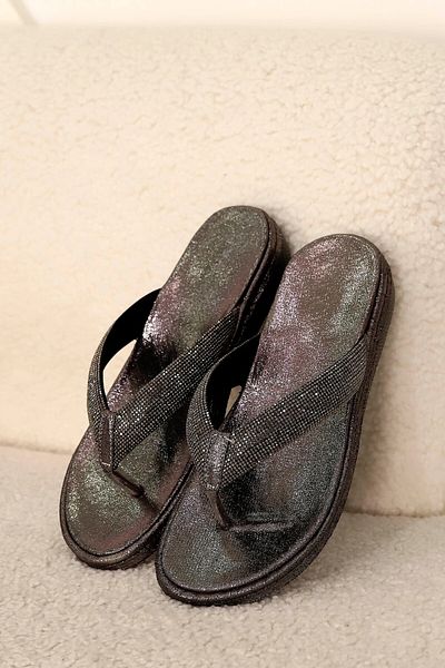 Mamito Ayakkabı Bln 288 Stone Detailed Flip Flops