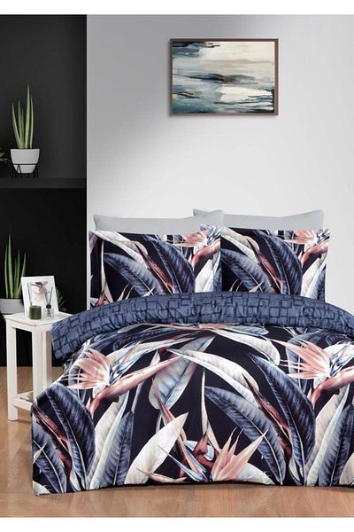 Luoca Patisca DIGITAL SATIN DOUBLE PERSONAL Duvet Cover Set LEAF