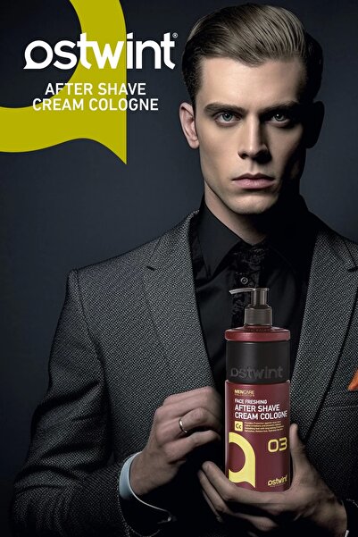 Ostwint After Shave Krem Tıraş Kolonyası No:3 Odunsu 400ml Nemlendirici Ferah...
