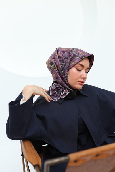 Silk Home Twill Μεταξωτό Κασκόλ 11455-16