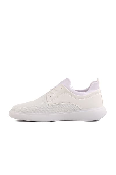 AYAKMOD Ανδρικά παπούτσια casual White Lace-Up 978 M