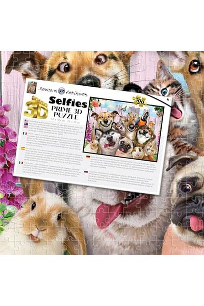 MCreative Chicshop Adult Puzzle 500 Pieces Selfie - - Pet 3D New Shop 1002192