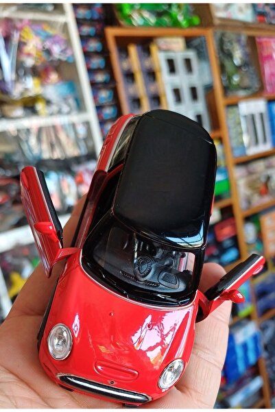 OYUNCAKSAHİLİ Mini Cooper S Diecast Metal Araba Kapıları Açılır  Çekbırak Kol...