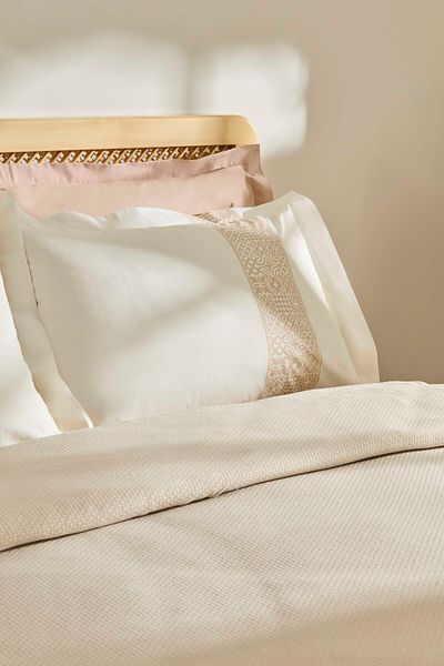 Kaşmir Home Frig 100% Cotton Double Pique Set Beige