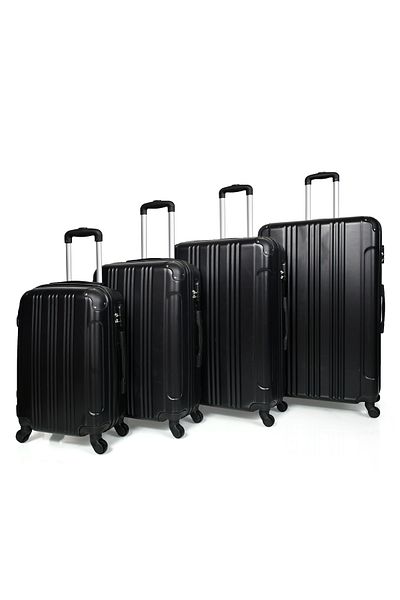 MORANO Morano Durable and Lightweight 4-Wheel Spinner Luggage Set with Numbered Security Lock (Set of 4)