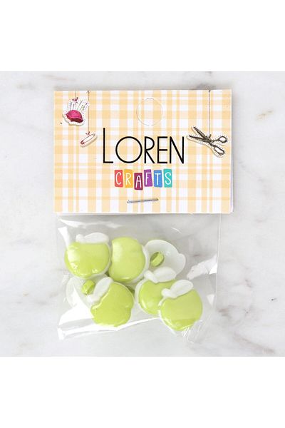 Loren Crafts Green 8 Button - 3000