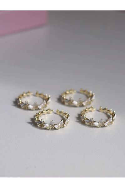Reorah Collection Dreamy Butterfly Ring-Row Butterfly Ring