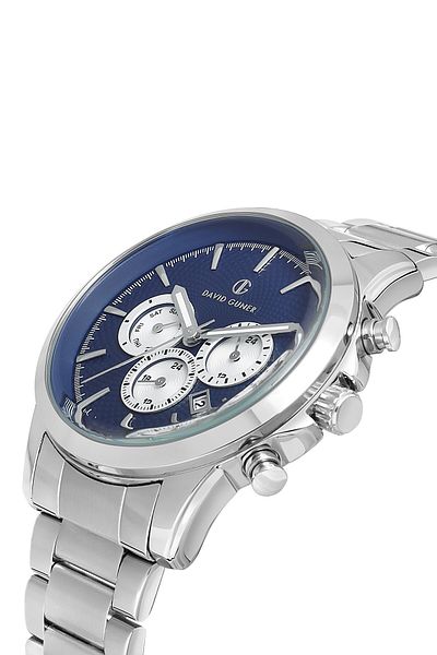 DAVID GUNER Men Wrist Watch Stainless Original Functions Active 2 Year Warranty