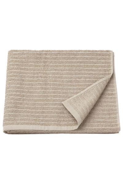 IKEA VÅGSJÖN Light Beige Bath Towel 70x140 cm – 100% Cotton, Soft & Absorbent