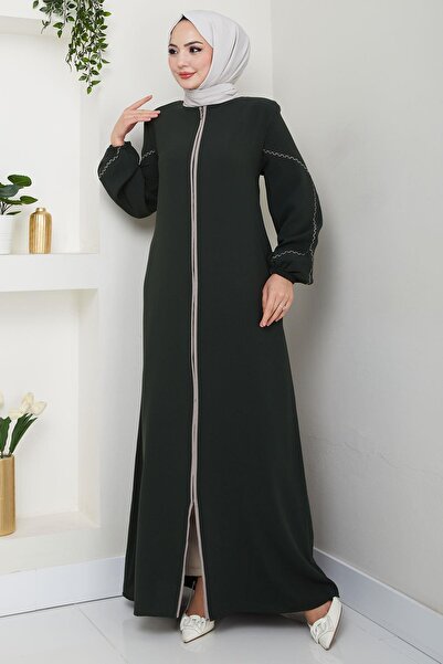 hafsamina Embroidered Sleeves Kafi Hm2721