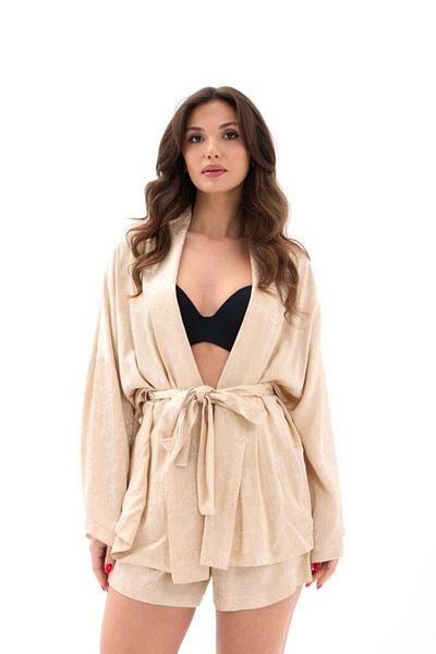 Aymood 7002 بدلة كيمونو مع شورت-نموذج إنتاج الملابس GERA