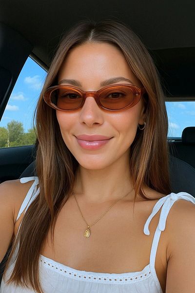 REN EYEWEAR Retro Caramel Cat Eye Sunglasses New Season New Color – Uv400 Protection