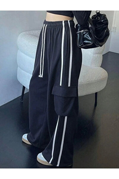 Bravebell بنطال رياضي بجيب كارجو باللون الرمادي