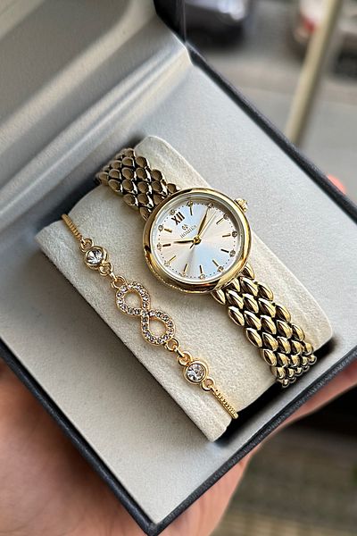 Homies Women's Wristwatch, Small Case, 2 Years Warranty, Gift Box and Bracelet