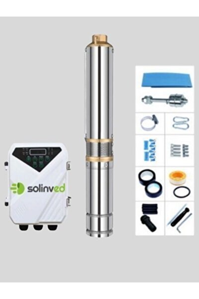 SOLİNVED DC POMPA - 3 İNÇ - 72 VOLT - 600 WATT - 3,8 TON - HMAX: 80 MT - OUTL...