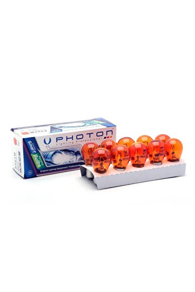 Photon Py21w 12v Düz Tırnak Sarı Sinyal Ph5731