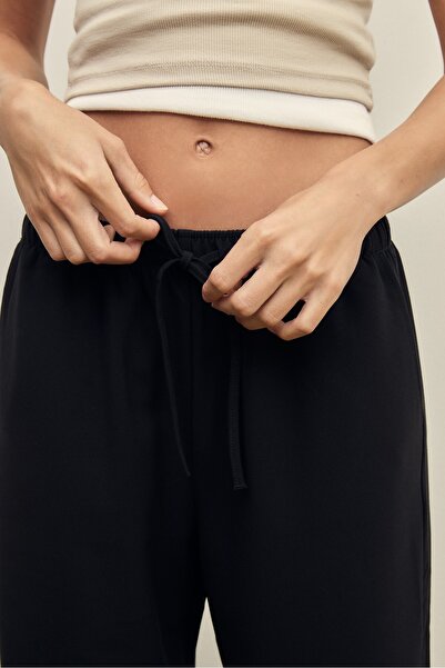 Stradivarius Long Draped Stylish Trousers