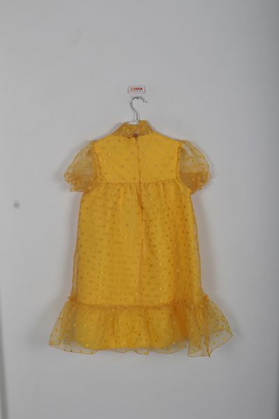 incity Girl's Bow Detailed Polka Dot Dress