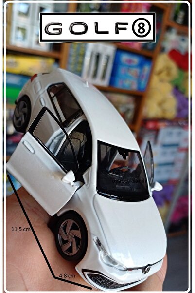 OYUNCAKSAHİLİ VOLKSWAGEN YENİ GOLF 8 GTİ METAL ARABA ÇEKBIRAK ORİJİNAL KOLEKS...
