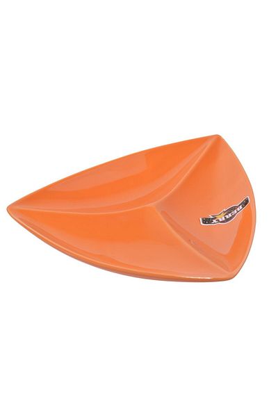 Generic Multi-colored ceramic plate divided into 3 sections