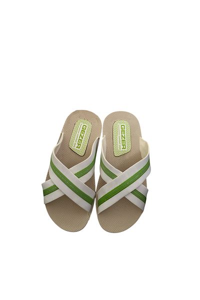 GEZER Summer Cross Colored Stripe Children's Slippers