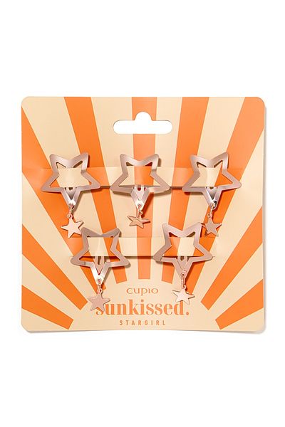 Cupio Set 5 agrafe de par metalice Cupio Sunkissed. - Stargirl