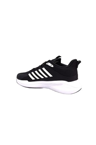 M.P. M Size Black Sneakers - for Men with Light Sole Laces