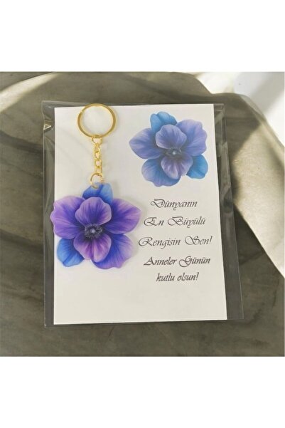 Denseden 20 Adet Anahtarlık Anneler Günü Hediyesi, Iyiki Varsın Anneme Anneye...