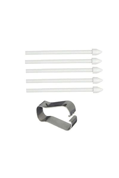 gökmer Samsung S Pen - Compatible White Pen Tip, S6/S6 Lite/S7/S7 Fe/S8/S9/S9 Fe/S9 Plus (5 Pieces)