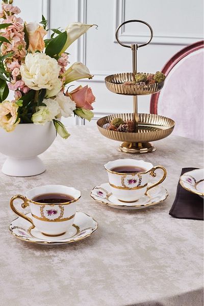 Karaca Royal Bone Elizabeth 2 Personality Teacup