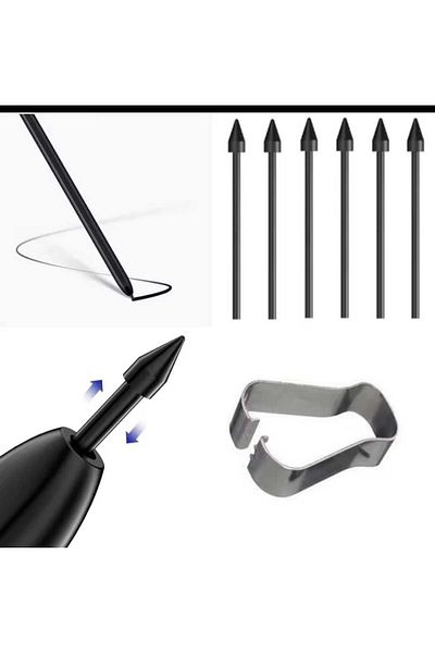 gökmer Samsung S Pen Tablet Compatible Pen Tip Tab S8 /S8 Ultra/S9/S9Fe Ultra S10/S10 (5 Pieces)