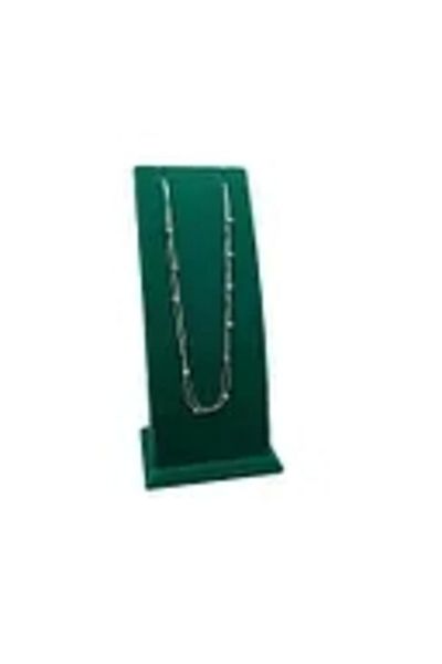 MeGass Dekor Domestic Production Suede Fabric Green Color Footed 17/8.5 cm Pendant Display Decoration