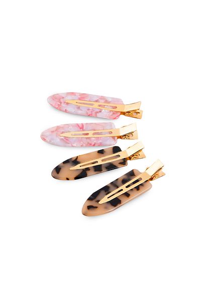 Cupio Set of 4 Cupio GlamSnap hair clips