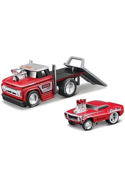 STOREMAX Mrttnca Toy Muscle Machines Transporter and Vehicle Set 1/64 Assorti Trndymrt 1087243