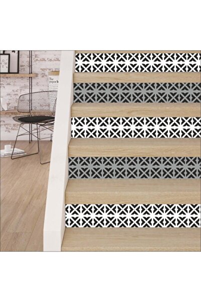 Bigaimaj Merdiven Sticker Kendinden Yapışkanlı Folyo Kaplama 5 Adet (18CM X 1...