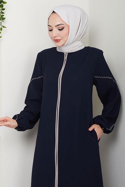hafsamina Embroidered Sleeves Ferace, Lanzeret Ferace Hm2721