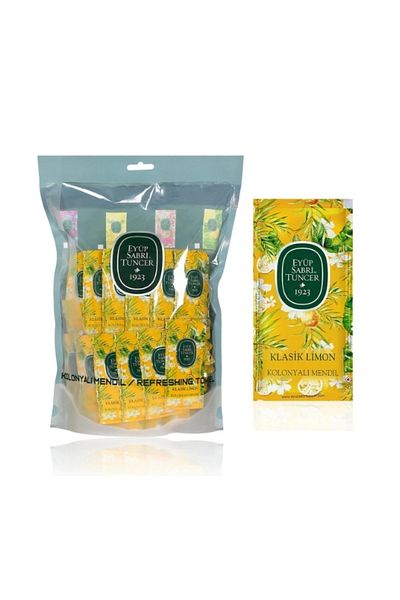 Eyüp Sabri Tuncer EYÜP SABRİ TUNCER Classic Lemon Scent Wet Wipe Refreshment Towel, Pack of 150