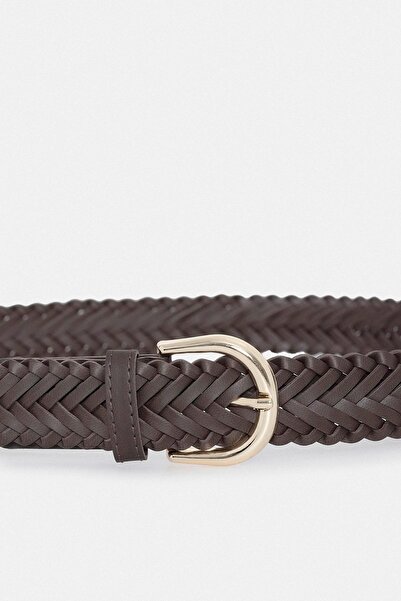 Antioch Brown Knitted Women's Belt