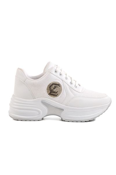 AYAKMOD White High Sole Women's Sports Shoes 5016 Z
