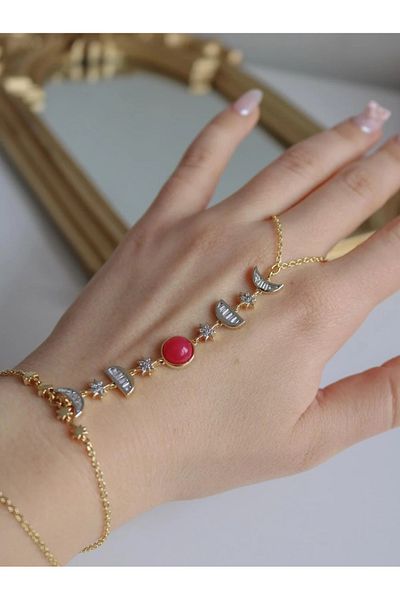 Reorah Collection Red Circle Shahmeran - Red Circle Moon Shahmeran
