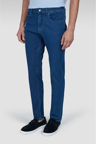 PAUL&SHARK Men's Regular Fit Blue Denim 25414120 -J04
