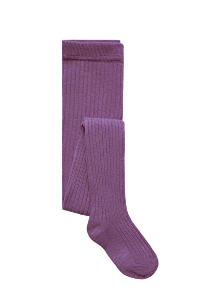 Katia&Bony Kız Bebek Derby Pamuklu Külotlu Çorap Mor