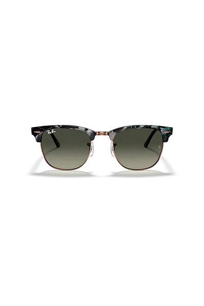 Ray-Ban Rb 3016 125571   49 Clubmaster Unisex-Sonnenbrille, quadratisch, Grau, Grün